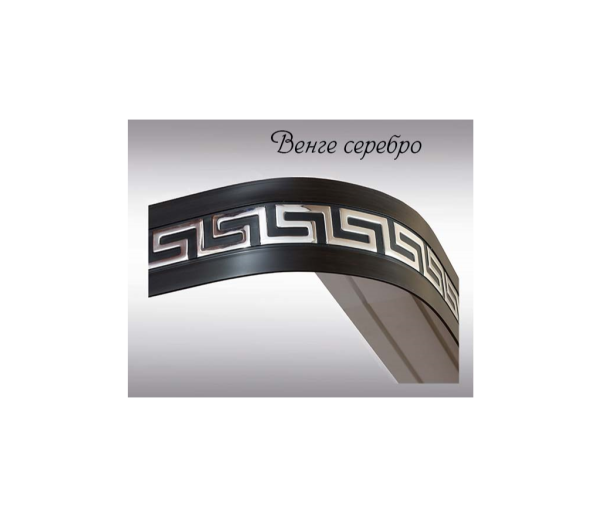 Карниз Олимп 2,8 венге/серебро