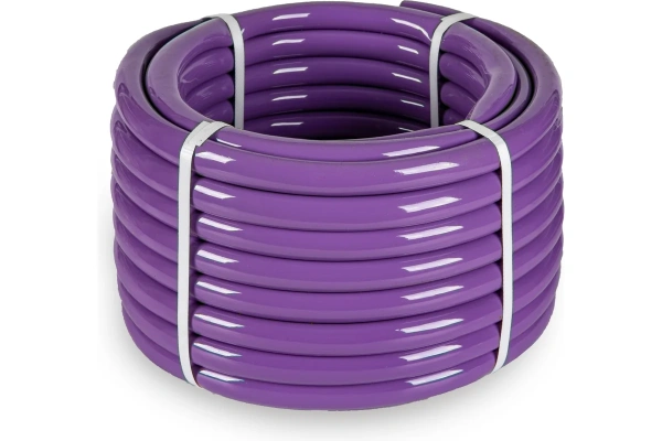 Шланг поливочный Силиконовый 1-слойный, 3/4, 20м, сиреневый,  давление2-5бар  В приДАЧУ