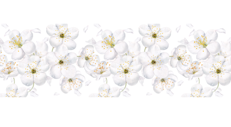 Фартук "Яблоневый цвет" ABS-пластик (термоперевод) 3000*600*1,5мм КомфортПласт