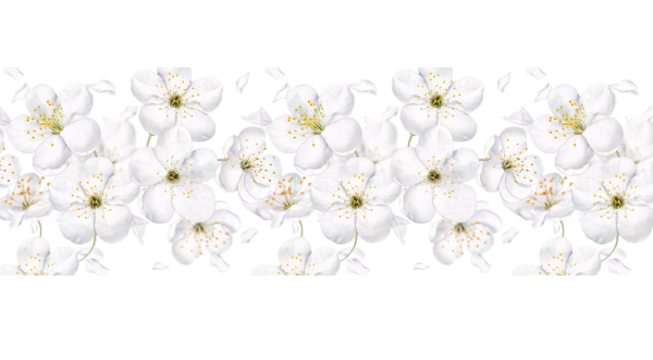 Фартук "Яблоневый цвет" ABS-пластик (термоперевод) 3000*600*1,5мм КомфортПласт