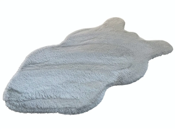 Коврик меховой SHAHINTEX 73х120 голубая норка 06