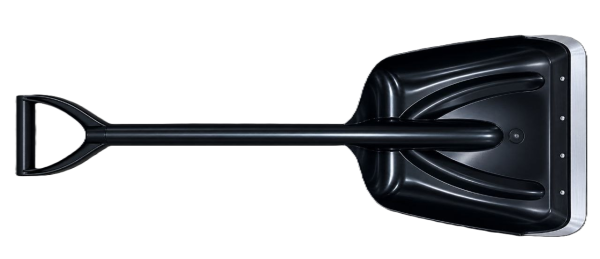 Автомобильная лопата "АвтоЛюкс" 200*250*700 пластиковая,литая,с планков 