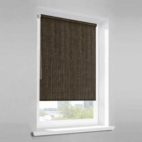Мини Ролета Урбан LM 40-09 180*185 (тёмно-шоколадный)   ВЫВЕДЕНЫ