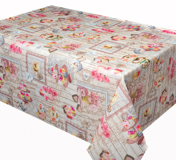 Клеенка тканевая Dekorelle Espana 007, хлопок+тефлон, разм. 1,4x20м