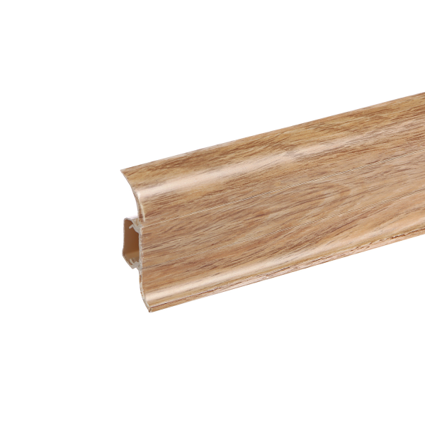 Плинтус напольный с кабель-каналом "WIMAR" №819 Дуб летний 58мм (40)
