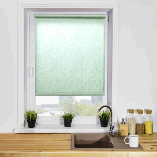 Мини Ролета Жаккард LM 66-22  90*160 (мятный)