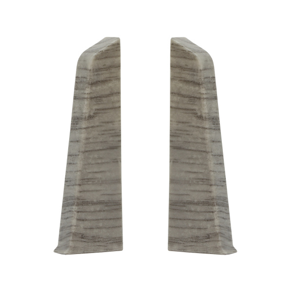 Заглушки к плинтусу  TERA Бронберг бежевый  72мм (2шт)