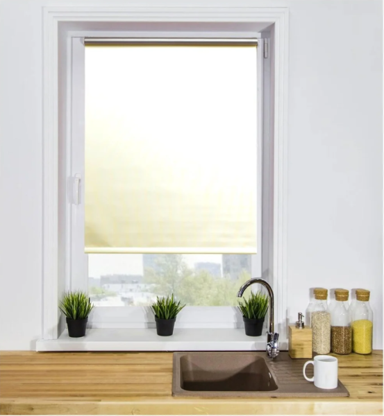 Мини Ролета Симпл LM 68-03 160*170  (Кремовый) Р