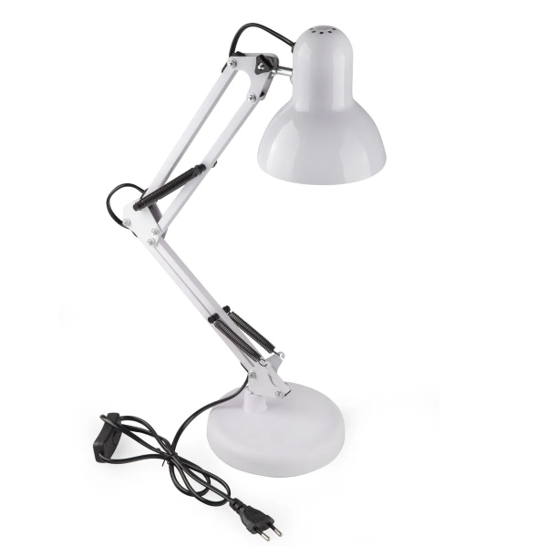 Светильник настольный основание+струбцина DL-3-60W-E27, белый Включай