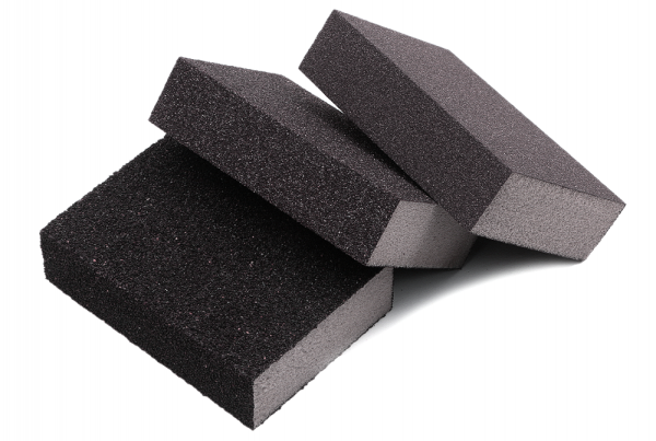 Губка шлифовальная Mokke 100х70х25мм зернистость Р60 ССС