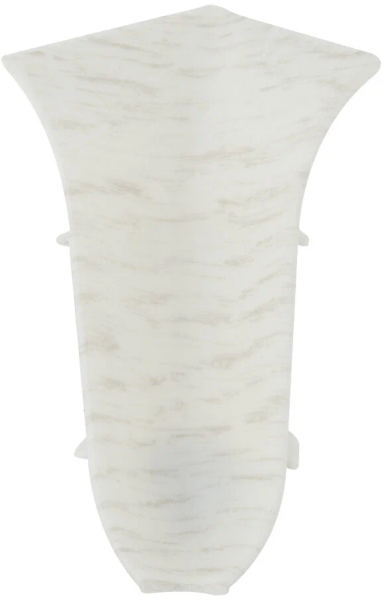 Угол внутренний к плинтусу "WIMAR" 58мм Дуб эверест (25)