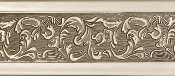 Карниз "Богемия" 1,6 платина МК /"BroDecor" №341 2-х рядный ССС