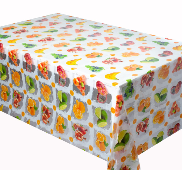 Клеенка ПВХ  без основы Dekorelle Nicole 028, разм. 1,37х20м