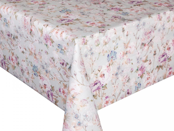 TF-D25  Скатерть DE ROSA хлопковая с тефлоновой пропиткой 1,37*20м