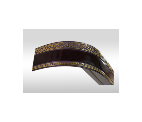 Карниз "Монарх" 3,0м венге/золото МК ССС