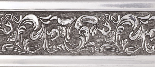 Карниз "Богемия" 1,8 хром МК /"BroDecor" №312 2-х рядный