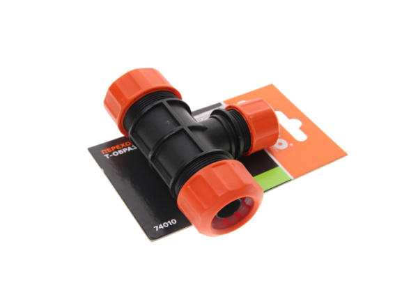 Переходник Т-образный для шлангов 1/2-3/4-3/4 74010