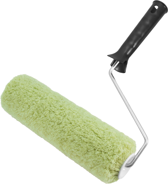 Валик полиакрил зеленый "Black Edition" 240мм, d42мм, ручка 6мм, ворс 18мм