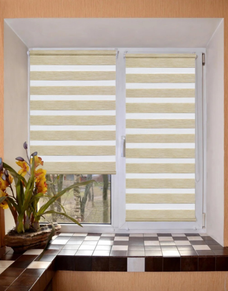 Мини Ролета Винтаж LB 50-02  43*160 (бежевый) Р ВЫВЕДЕНЫ