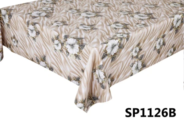 Клеенка ПВХ на тканевой основе Dekorelle Glance 554, разм. 1,4х20м