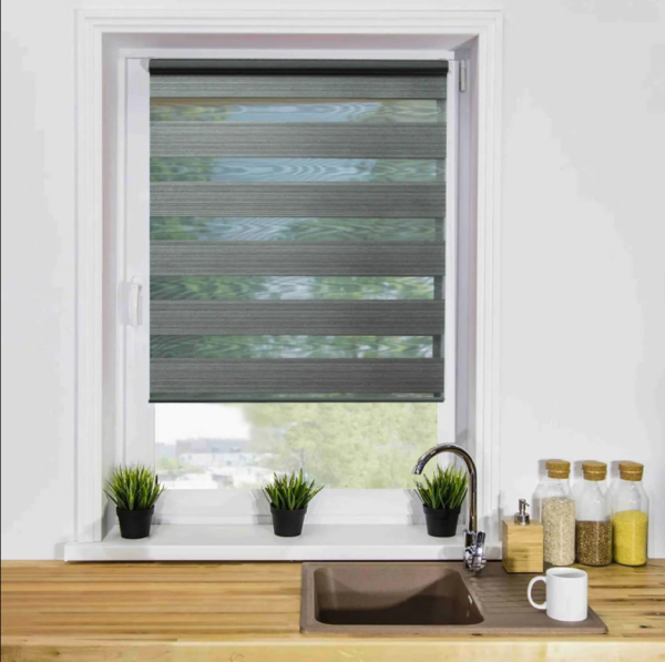 Мини Ролета Марсель LB 25-05 140*170см (графитовый серый)