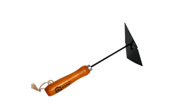 Мотыжка + бороздовичок Premium, п/о, дер. ручка, покр. масло