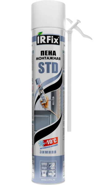 IRFIX STD Пена монтажная бытовая зимняя 750мл