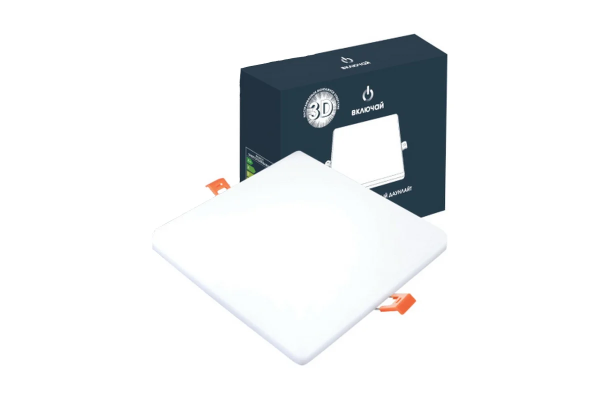 МЕНЯТЬ НА 1197037 Свет-к LED КВАДРАТ Даунлайт LED-DLC-3D-18W-6500К 18W,1550Lm