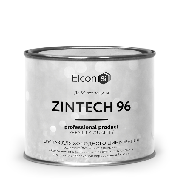 Цинконаполненная грунт-эмаль "Elcon Zintech 96%" 1кг (24)
