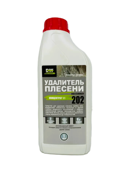 Удалитель плесени 202 "DECORWAY"  1л. концентрат 1:1