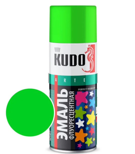 Эмаль флуоресцентная зеленая "KUDO" KU-1203 (12) CCC