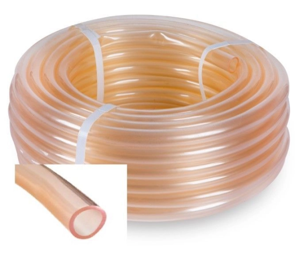 Шланг поливочный Силиконовый 1-слойный, 3/4, 20м, прозрачн, толщина2,0 мм, давление2-5бар  В приДАЧУ