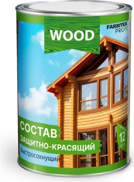 Состав защитно-красящий д/древесины быстросохнущий FARBITEX ПРОФИ гавань  0,75л