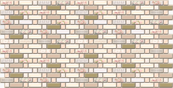 Панель ПВХ Мозайка "Прованс" 0,3мм 955х488мм (10) Регул