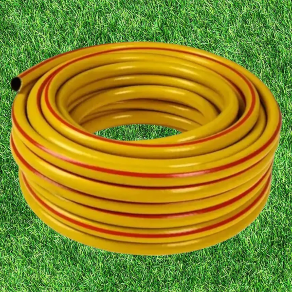 Шланг поливочный ПВХ "Акварель" 3-слойный армир.3/4 25м, желтый,давление 6-15бар В приДАЧУ