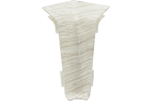 Угол внутренний к плинтусу QUADRO 55мм №580 Дуб Северный (25)