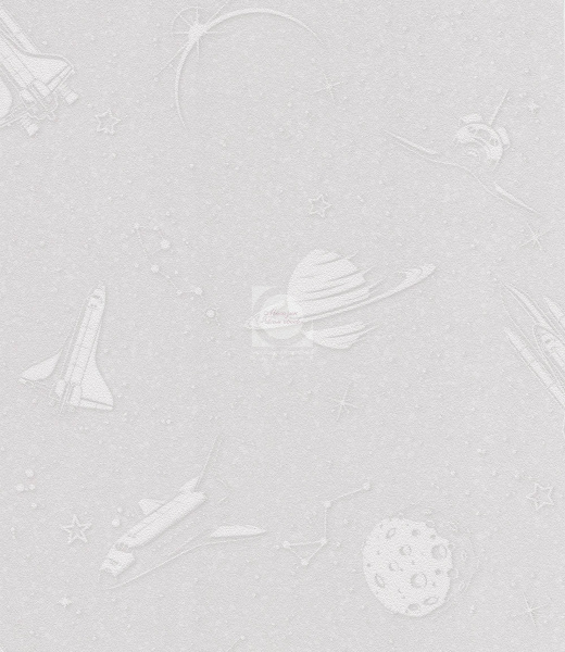 Космос 6262-5  обои дупл. с перл. (серый) /12  МОСКВА