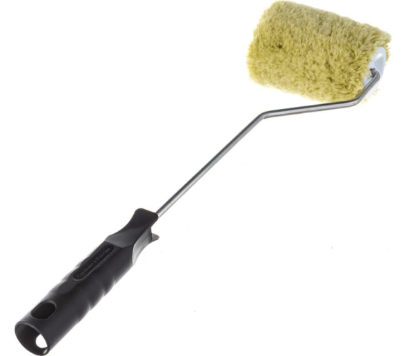 Валик полиакрил 100мм, d42мм, бюгель 6мм (удлиненная ручка), ворс 18мм "Black Edition" ССС