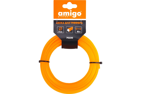 Леска для триммера "Квадрат" 3мм*15м 70230