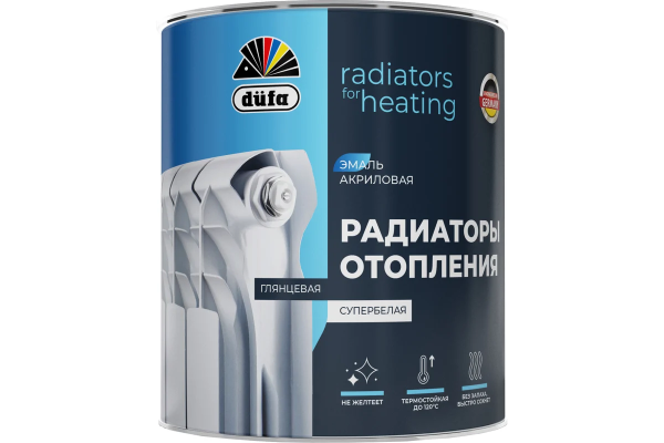 Эмаль "Dufa" радиаторы отопления  база1   2л