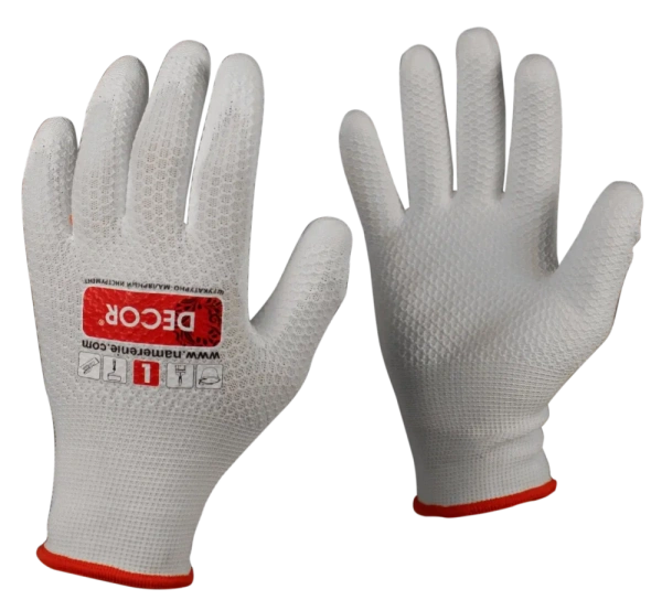 Перчатки DECOR PREMIUM, прорезиненные, размер L (6/600)