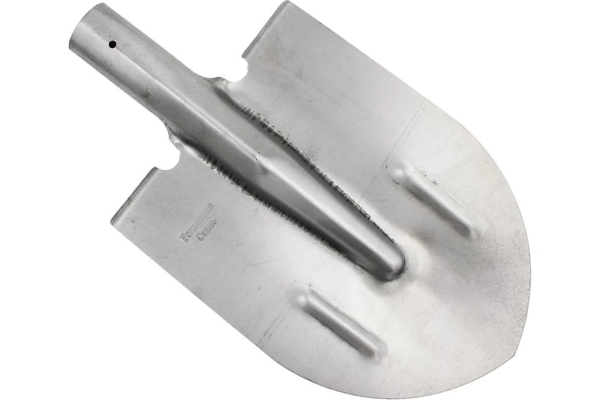 Лопата штыковая РЕЛЬСОВАЯ СТАЛЬ, ЛКО 215х394мм с ребрами жесткости, дерев. черенок