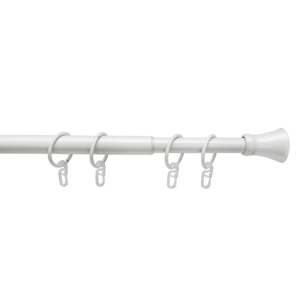 Телескоп.однорядн.карниз, Наконечник Гиро, Жемчуг, 16/19мм ,160-320см,