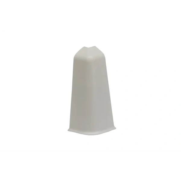 Угол внешний к плинтусу QUADRO 55мм №552 Белый матовый (блистеры по 2шт)