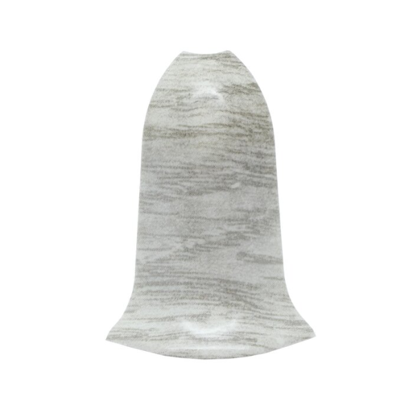 Угол наружный с держателем к плинтусу "WIMAR" 58мм Дуб веронский (уп. 2шт)