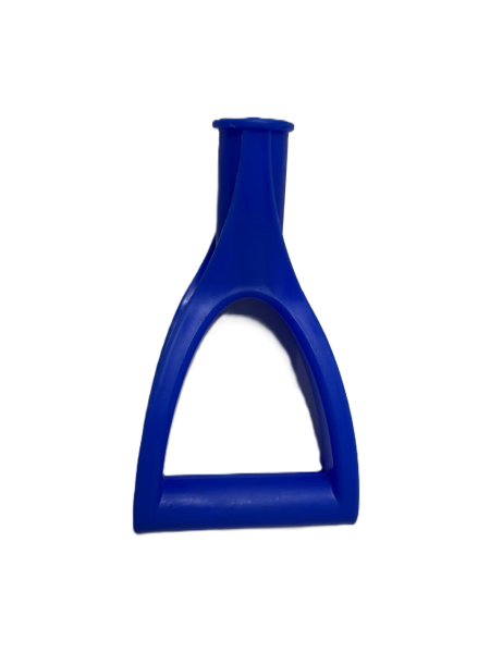 Ручка пластмассовая V-образная для черенка d=32мм (упак. 40шт.) ПЕРВИЧКА  (синяя)