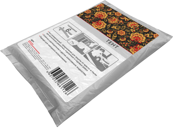 Тент защитный 12,5*4м, 6мкр "DECOR" ССС