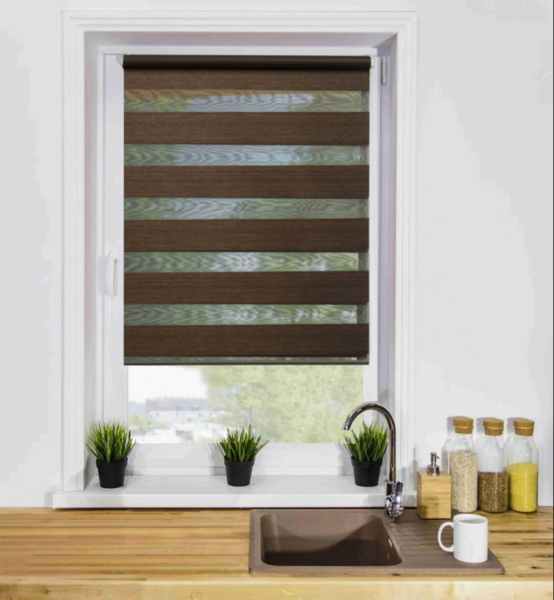 Мини Ролета Марсель LB 25-06  48*160см (шоколад)