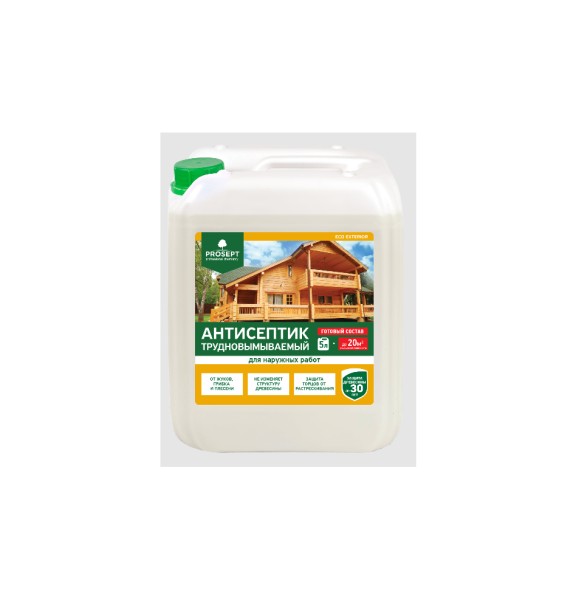 Антисептик для наружных работ "PROSEPT ECO EXTERIOR" гот.состав,  5л (4)