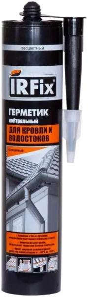 IRFIX Герметик для кровли и водостоков нейтральный 310 мл бесцветный (12)